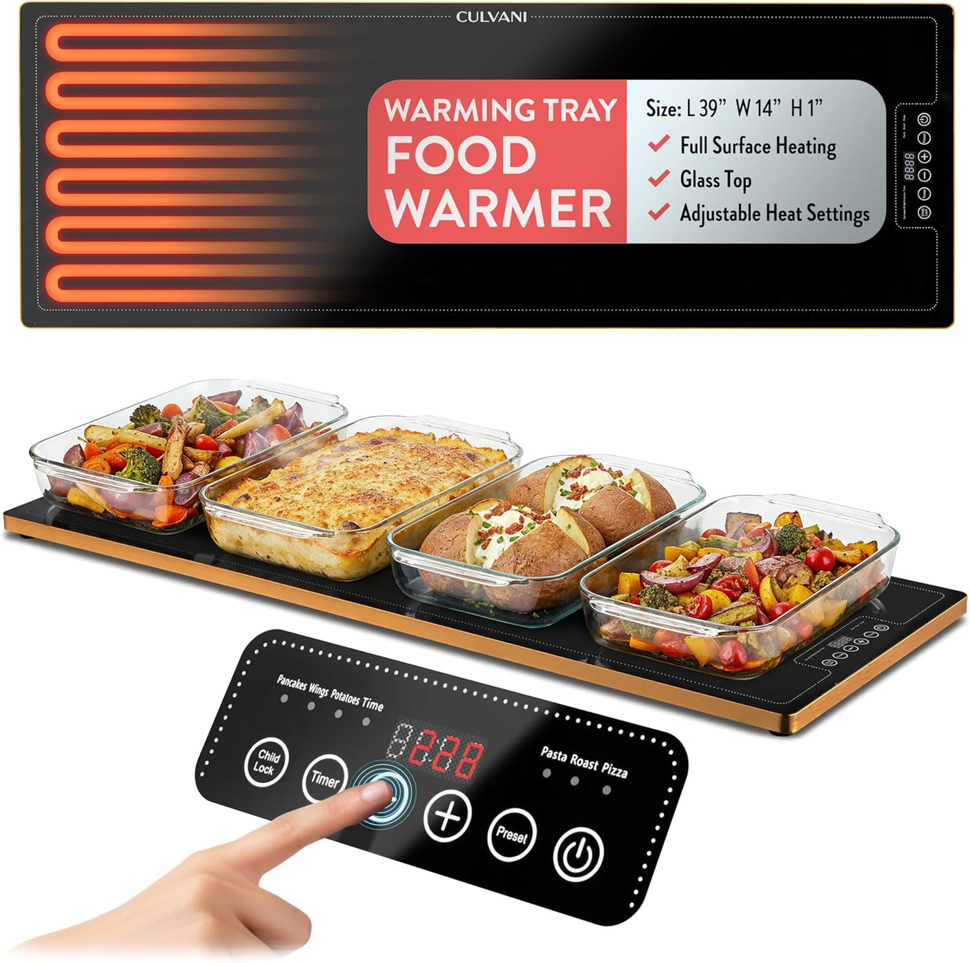 HeatDeck® Electric Food Warming Tray